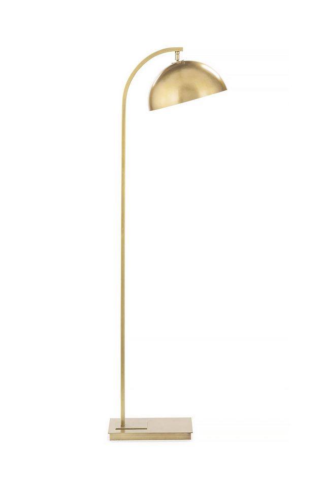 Otto Arching Swivel Metal Floor Lamp #1