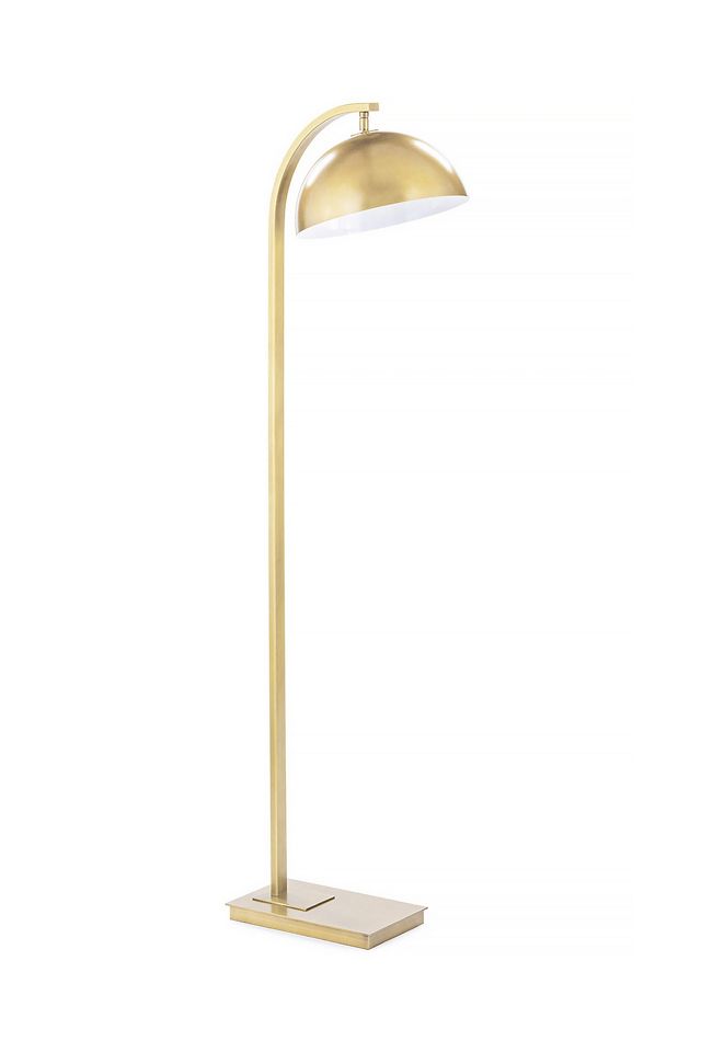 Otto Arching Swivel Metal Floor Lamp #2