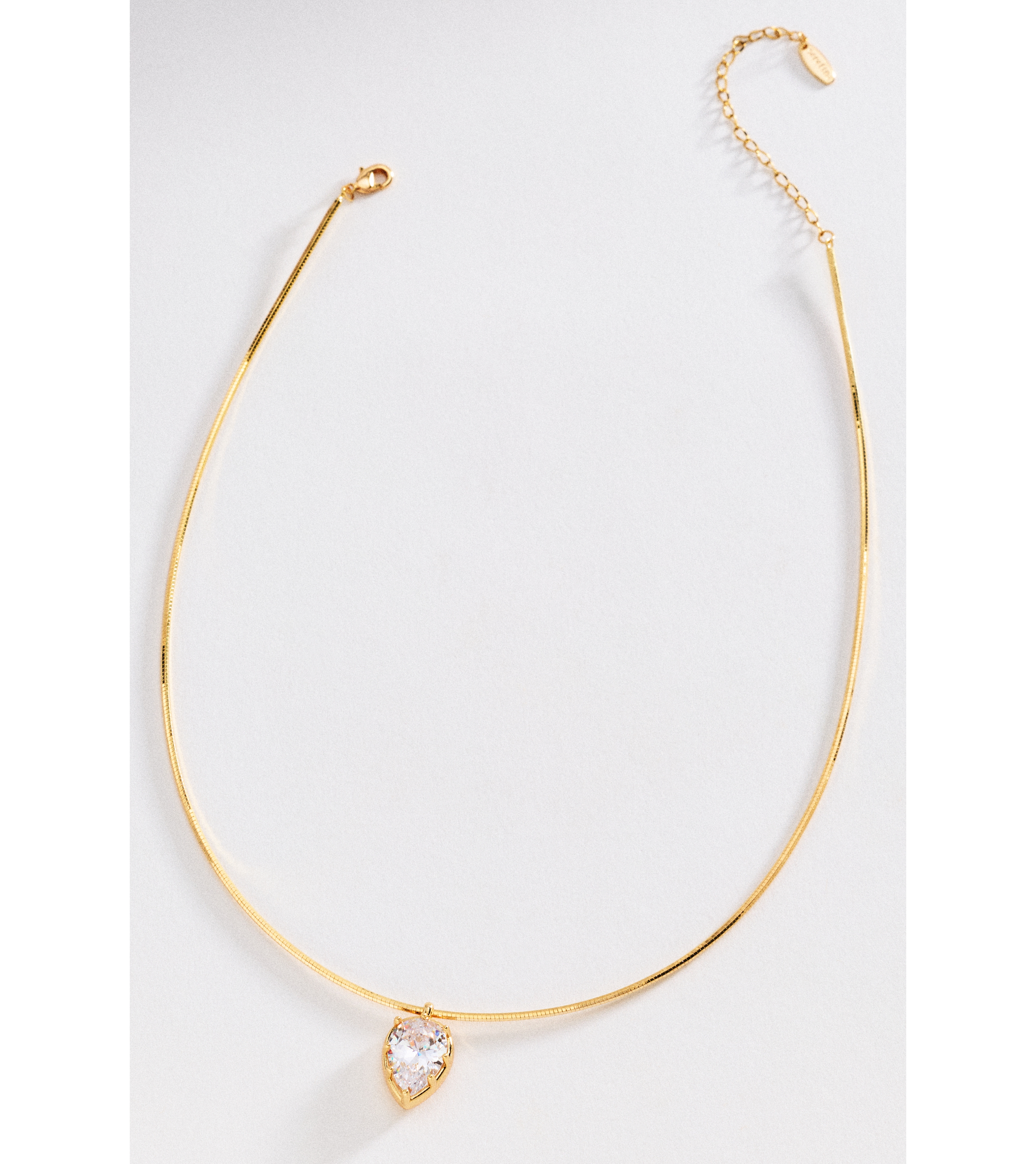 By Anthropologie Crystal Pendant Collar Necklace