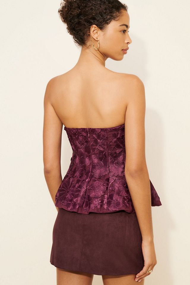 Dolan 2-D Floral Tube Top #1