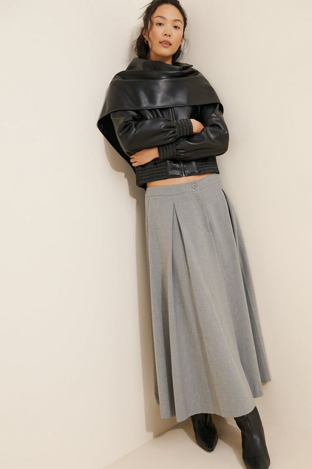 Dolan Vegan Leather Cape Jacket #3