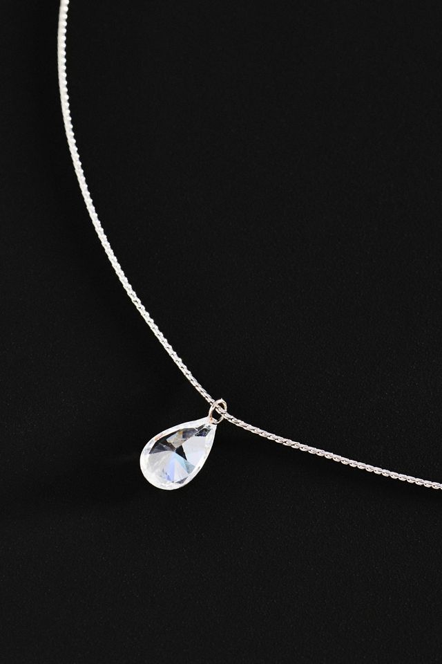By Anthropologie Demi Fine Delicate Crystal Necklace #1