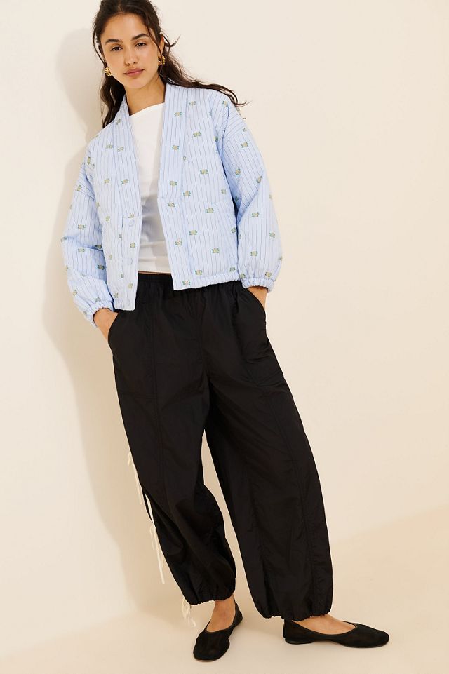 The Tiny Big Sister Mini Flowers Striped Jacket #2