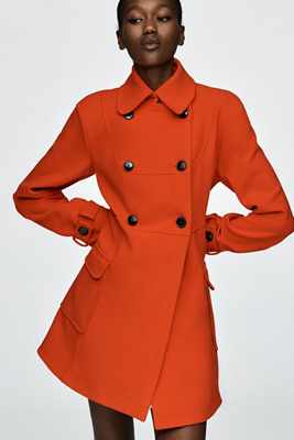 Maeve Fit & Flare Trench Coat | Anthropologie