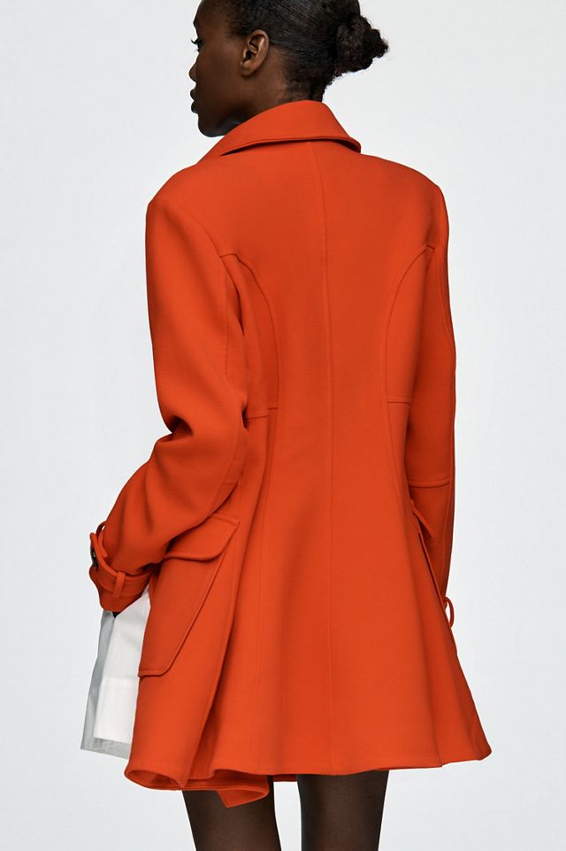 Maeve Fit & Flare Trench Coat #1