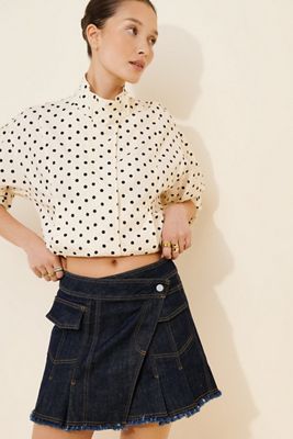 Reworked Reworked Modern Mini Skirt