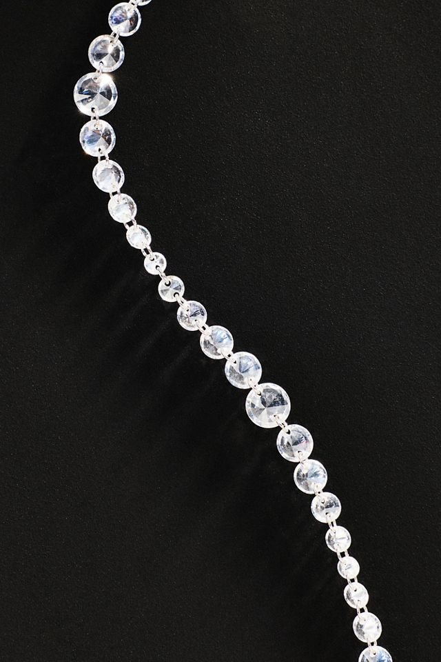 By Anthropologie Demi Mixed Crystal Necklace #1