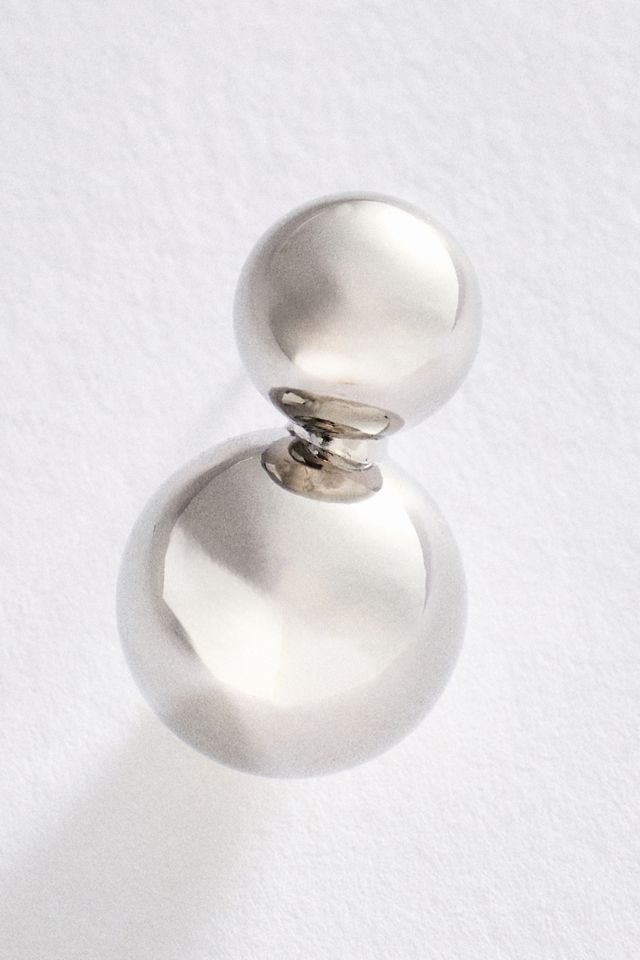 By Anthropologie Stacked Ball Post Earrings #1