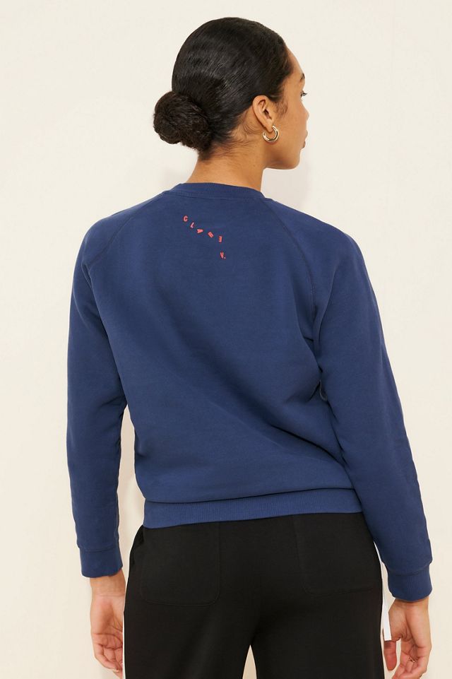 Clare V Lips Crew Neck Sweatshirt #1