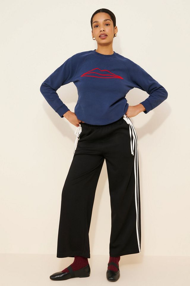 Clare V Lips Crew Neck Sweatshirt #3