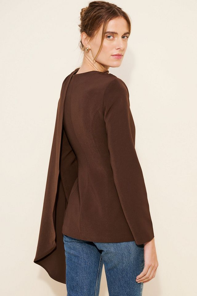 Line + Dot Nimah Scarf Blazer #1