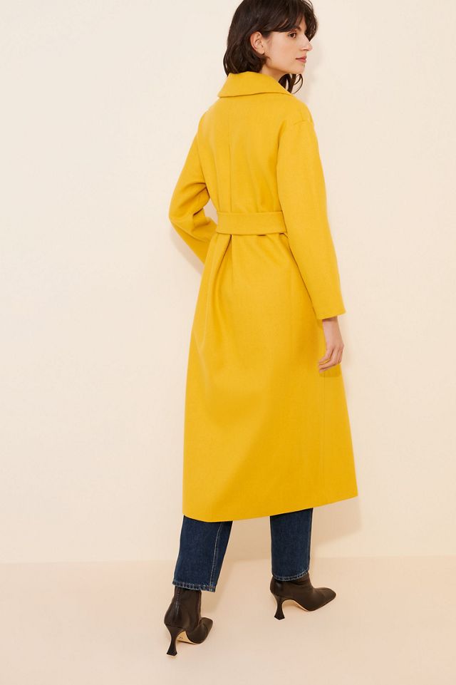Line + Dot Damson Belted Coat #1