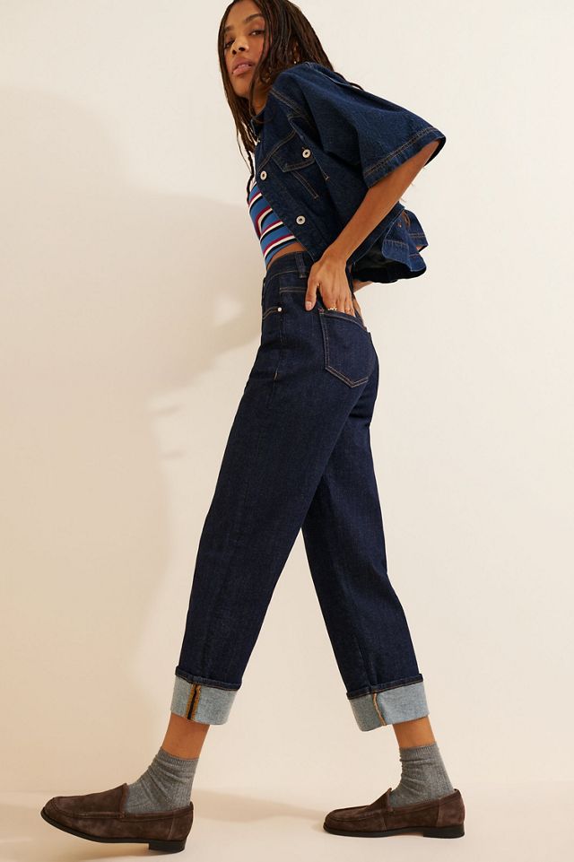 Universal Standard Stevie High Rise Cuffed Jeans #3
