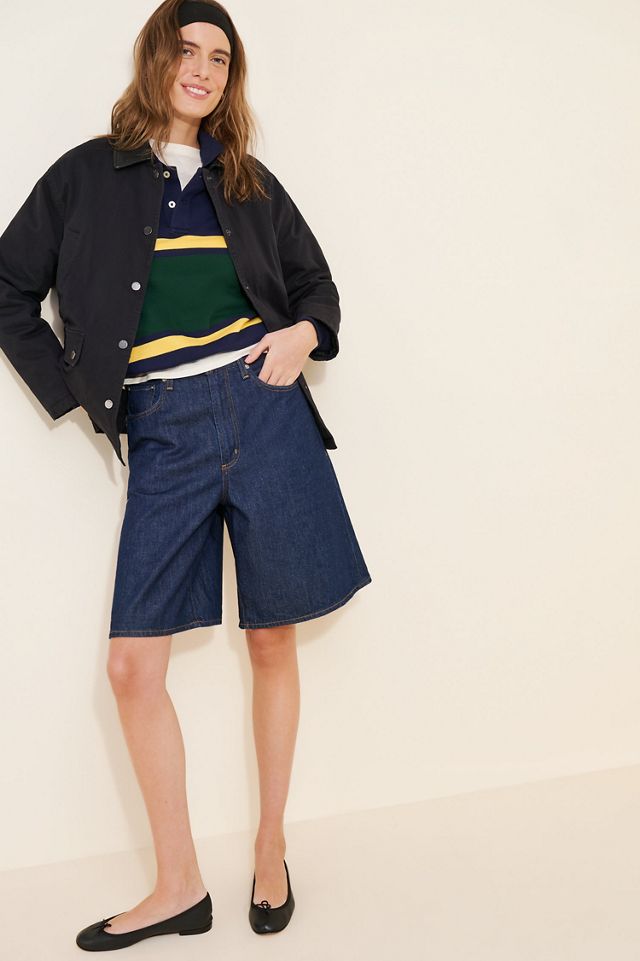 Habitual Relaxed Contrast Collar Barn Jacket #3