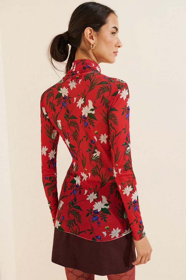 Rachel Antonoff Lillian Mesh Turtleneck #1