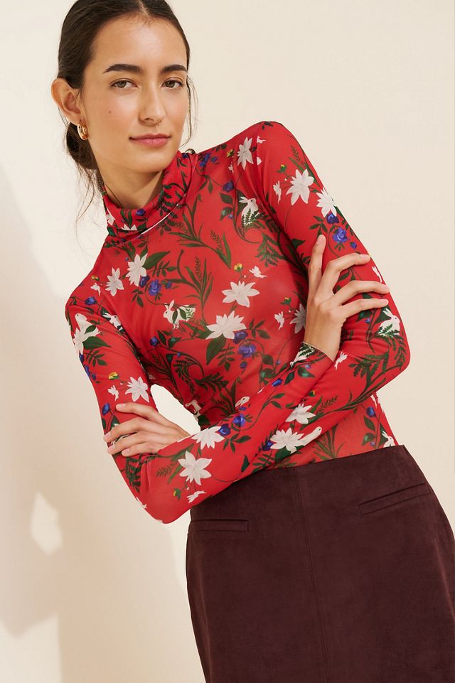 Rachel Antonoff Lillian Mesh Turtleneck #3