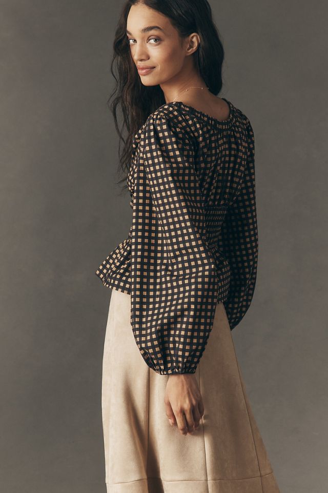 Novelty Waisted Long Sleeve Top #1