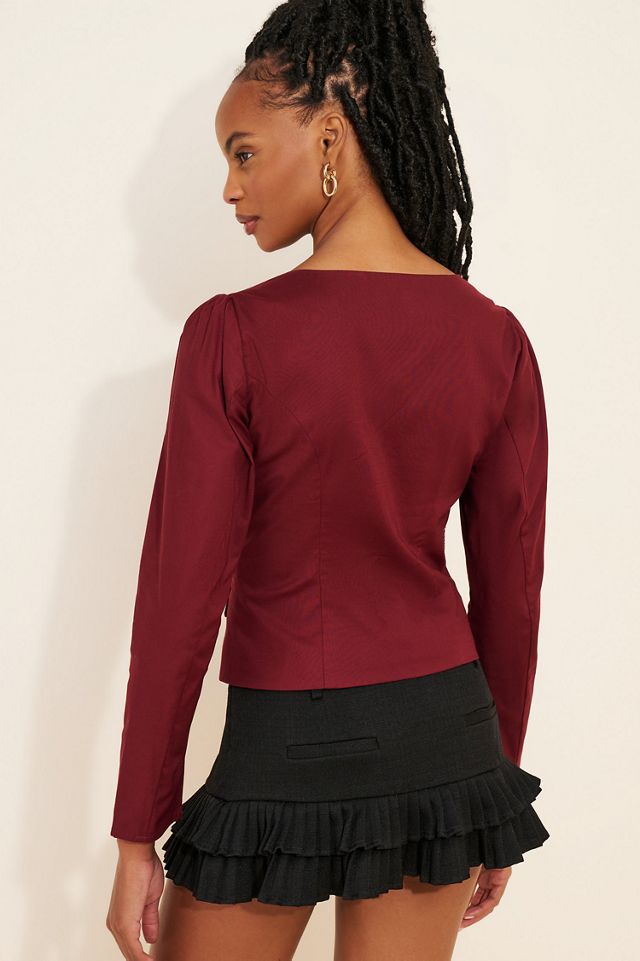 French Connection Inga Poplin Two-Pocket Top #1