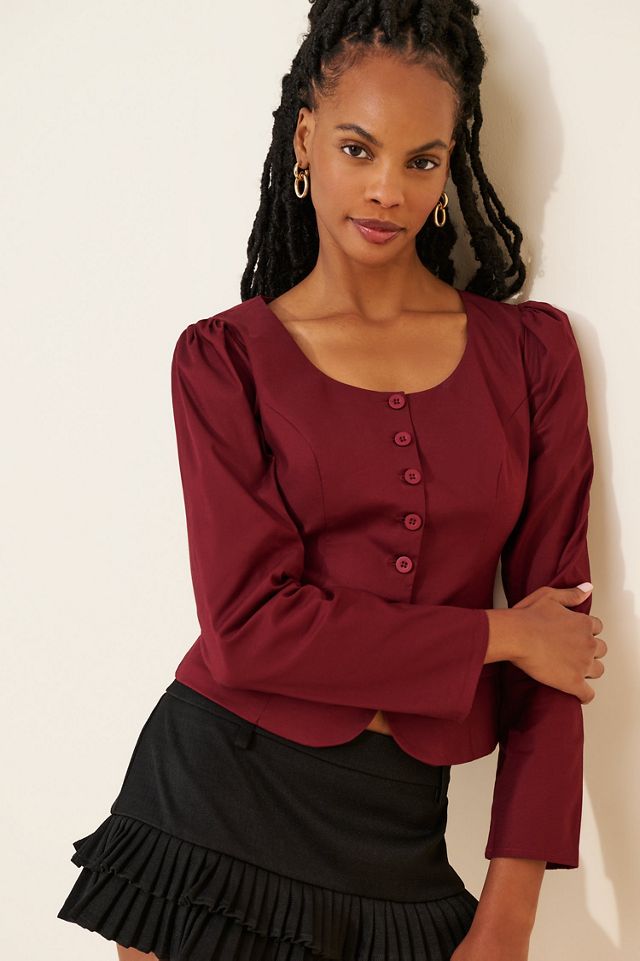 French Connection Inga Poplin Two-Pocket Top #2