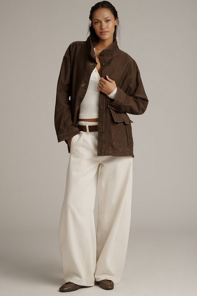 Pilcro Surplus Cinch-Waist Jacket #3