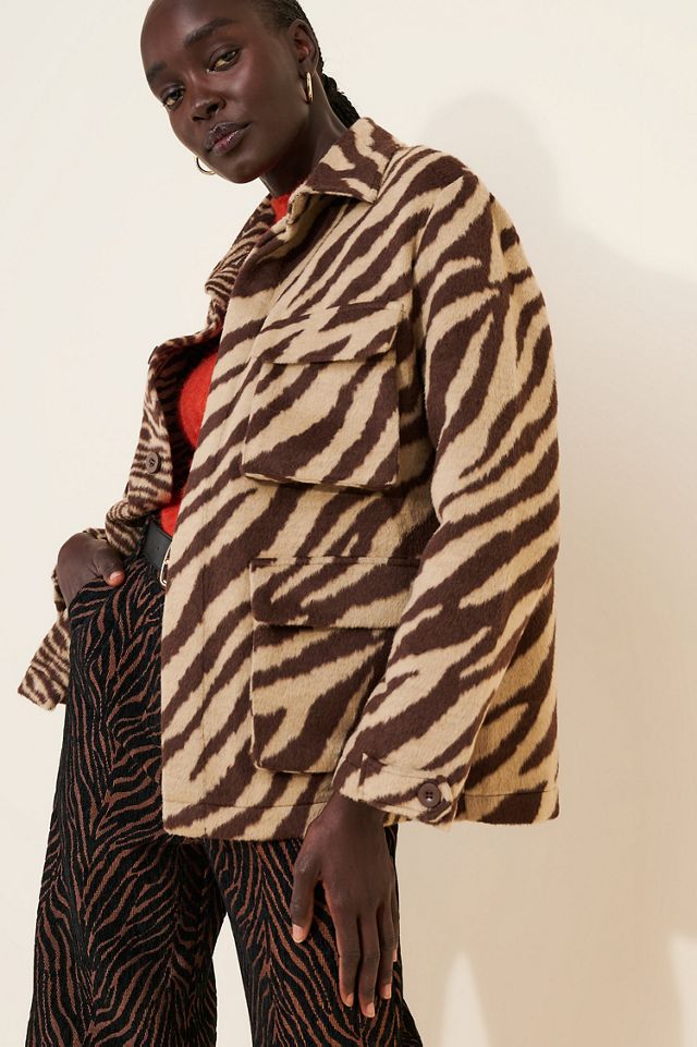 Crescent Zebra Utility Jacket #2