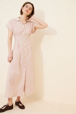 Marine Layer Nova Midi Shirt Dress