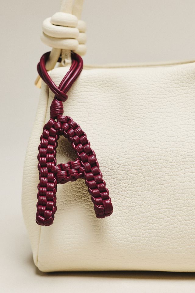 By Anthropologie Initial Woven Bag Charm | Anthropologie