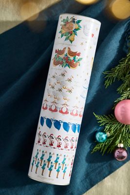 12 Days of Christmas Vanilla Biscuit Cookie Tube
