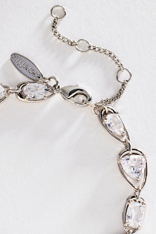 By Anthropologie Mixed Crystal Bracelet #1