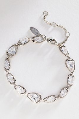 By Anthropologie Mixed Crystal Bracelet