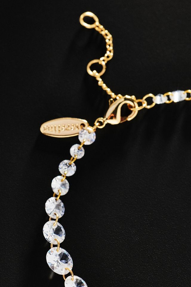 By Anthropologie Demi Fine Mixed Floating Crystals Bracelet #1