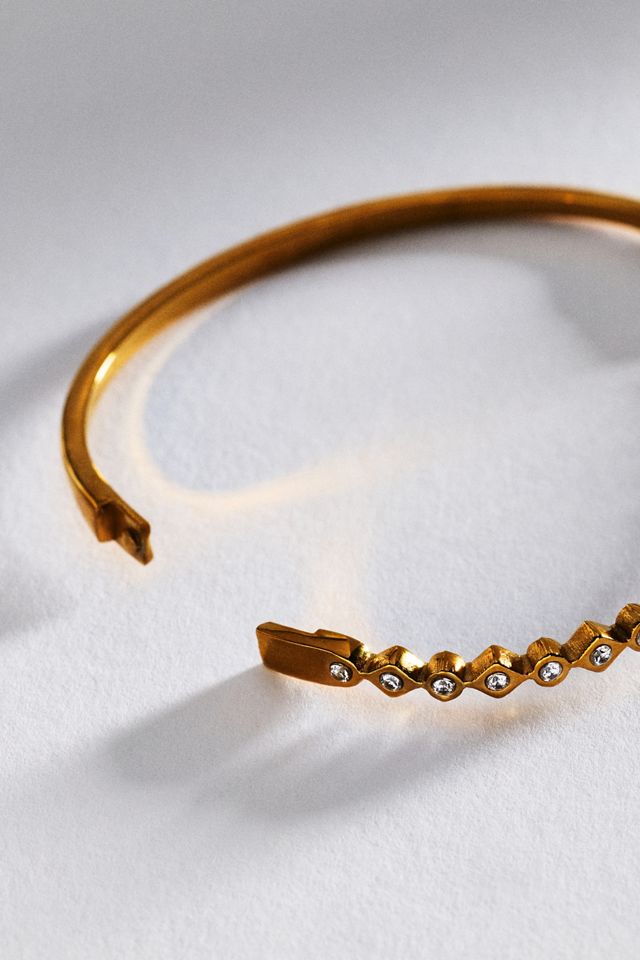 By Anthropologie Water Resistant Mixed Bangle Bracelet #1