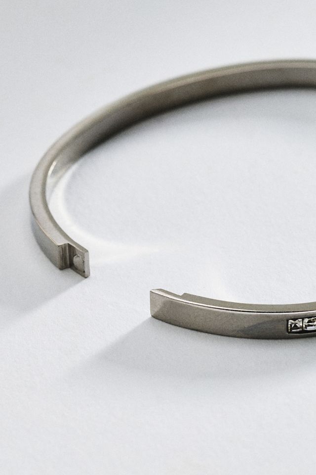 By Anthropologie Water Resistant Baguette Bangle Bracelet #1