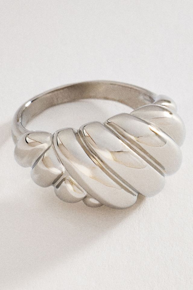 By Anthropologie Croissant Ring #1