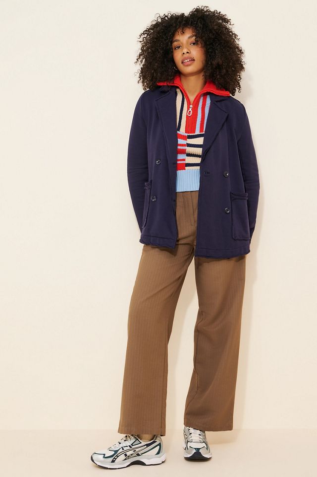 Pilcro Knit Cotton-Blend Peacoat #2