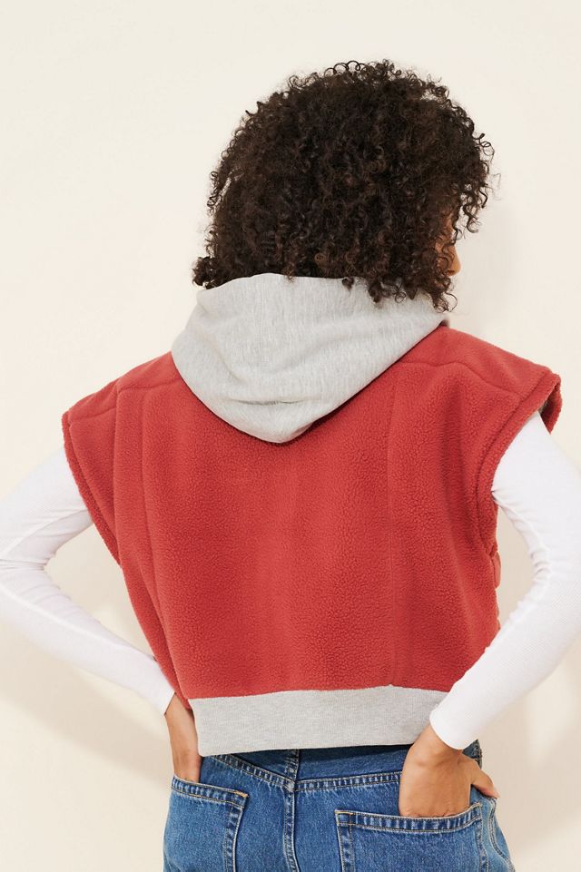 Daily Practice by Anthropologie Snowed In Fleece Vest #1