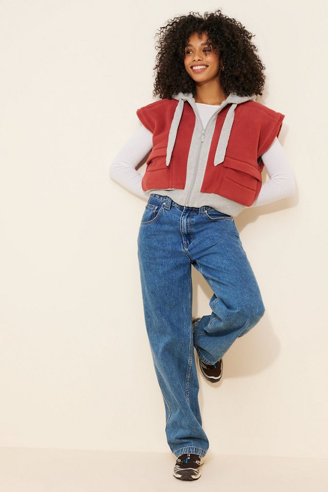 Daily Practice by Anthropologie Snowed In Fleece Vest #3