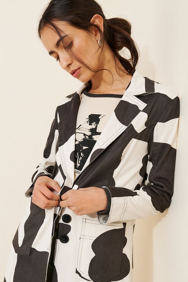 Hutch Printed It Girl Overcoat #2