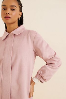 The Frolic Rowe Faux Suede Jacket