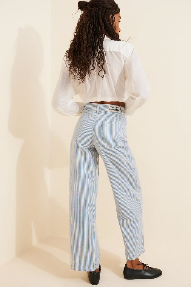 The Tiny Big Sister Berta Striped Denim Jeans #1