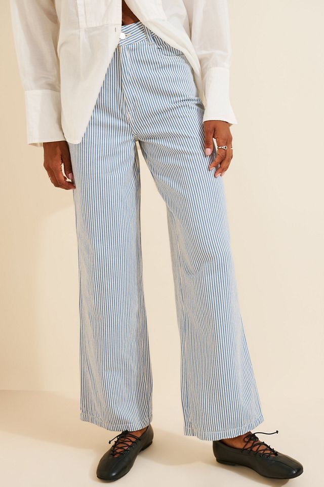 The Tiny Big Sister Berta Striped Denim Jeans #2