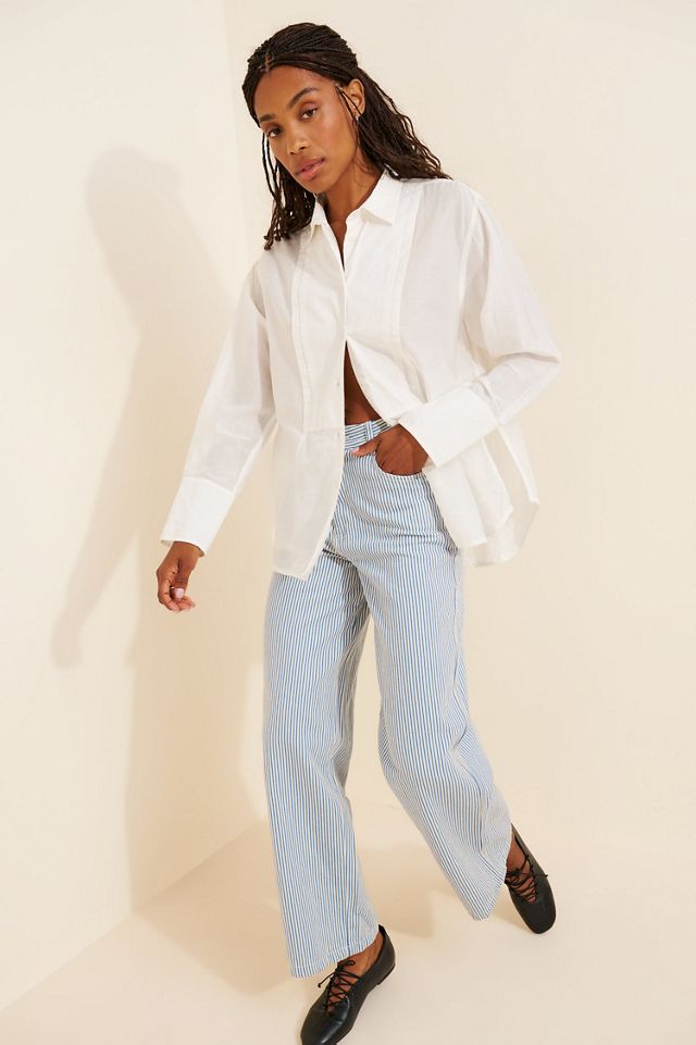 The Tiny Big Sister Berta Striped Denim Jeans #3