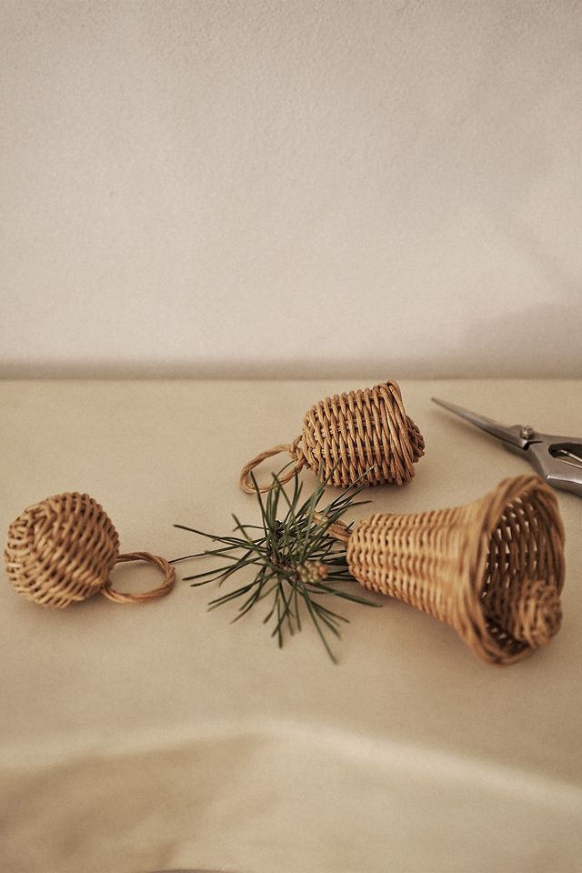 Ferm Living Braided Bell Baubles, Set of 3  #1