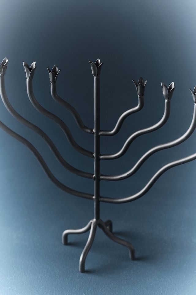 Beacon Wrought Iron Menorah #1