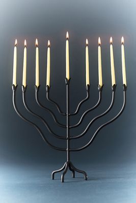 Beacon Wrought Iron Menorah