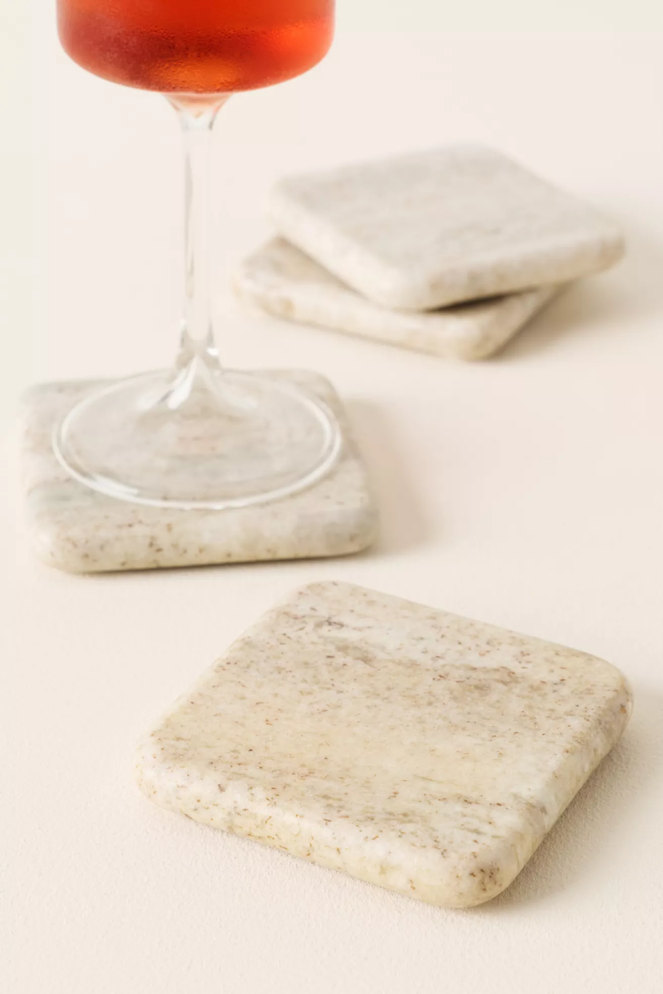 Waterfall Marble Coasters, Set of 4 - thumbnail 2