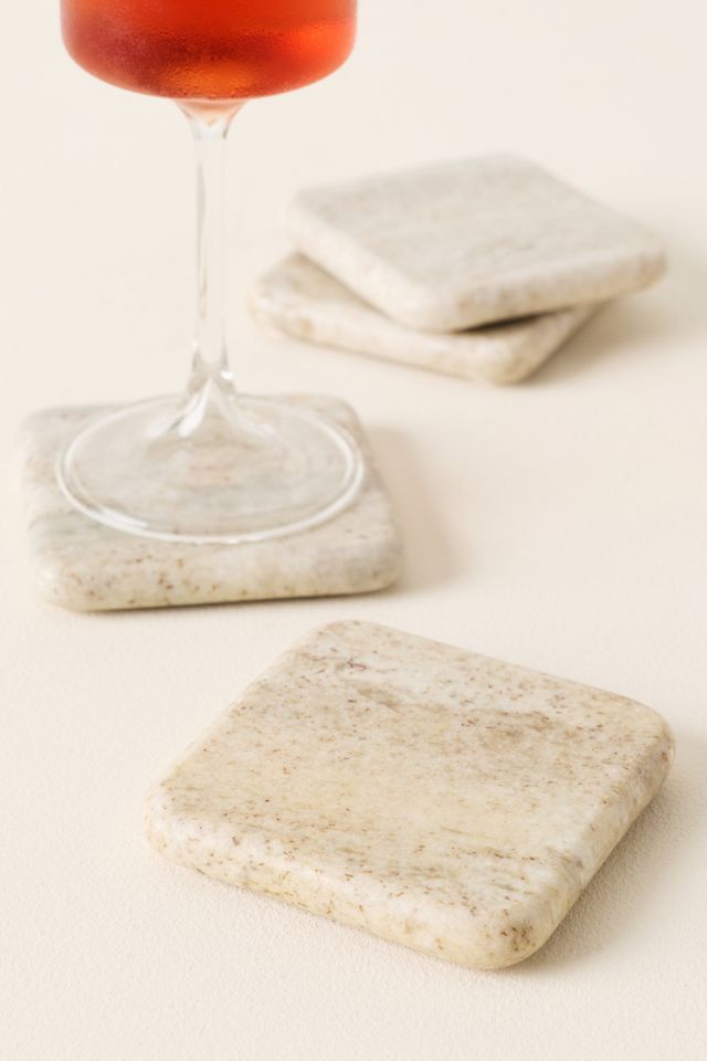 Waterfall Marble Coasters, Set of 4 #1
