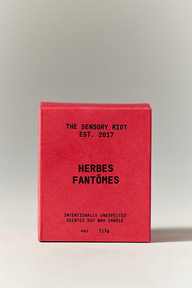 THE SENSORY RIOT Woody Herbes Fantômes Boxed Glass Candle #3