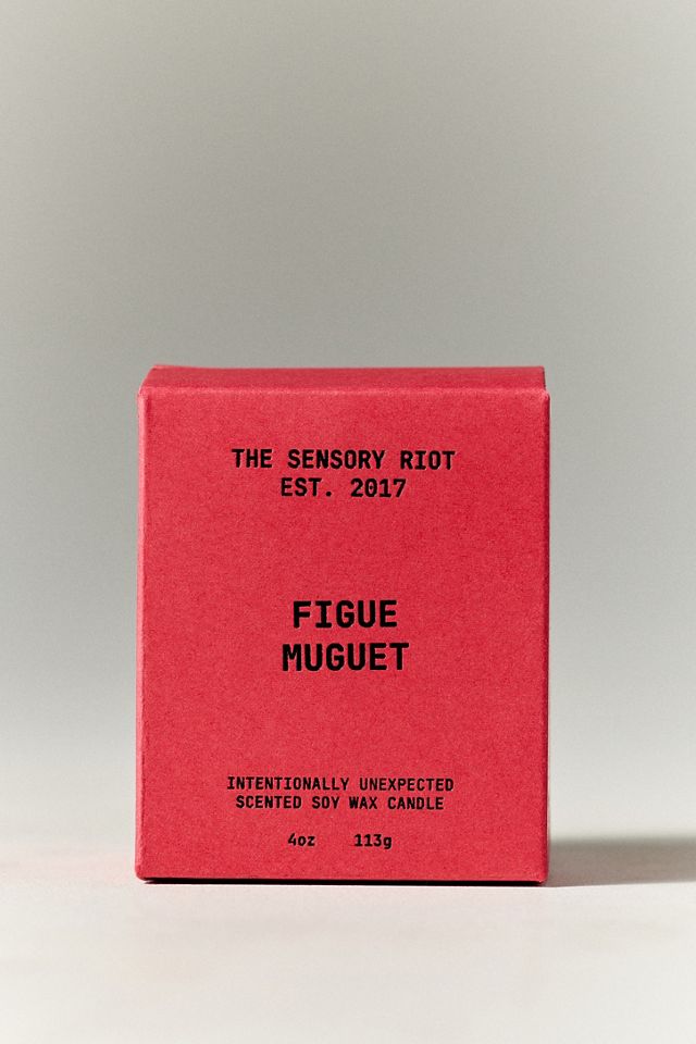 THE SENSORY RIOT Floral Figue Muguet Boxed Glass Candle #3