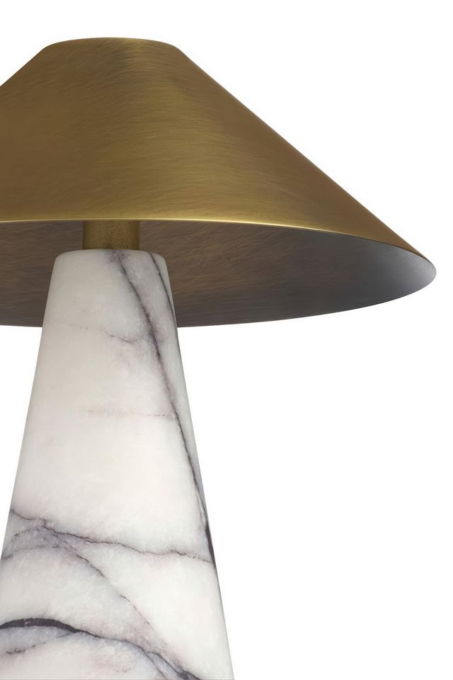 Chanell Cordless Rechargeable Stone Accent Table Lamp #3